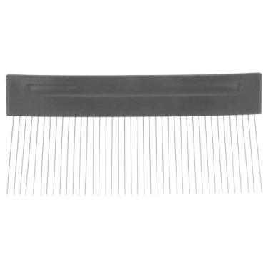 Imagem de DOITOOL Ferramenta de pintura de granulação - raspador de tinta texturizada - Escarificador de gesso para decoração de sala de arte de parede DIY e pisos - Pente de aço inoxidável para textura e