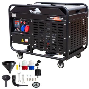 Imagem de Gerador Energia à Diesel 12,5KVA Toyama Partida Elétrica 220V/380V Trifásico