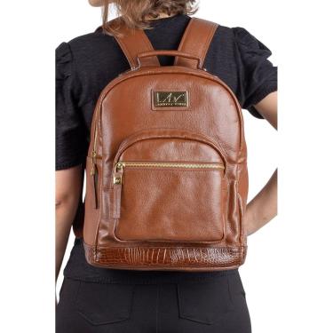 Imagem de Mochila de couro liso Milla-Feminino