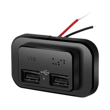 Imagem de Carregador De Carro Dual USB QC3.0 PD Carregador Rápido À Prova d'Água