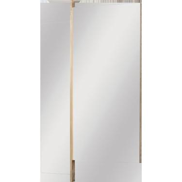 Imagem de Espelho Bipartido 60x95cm Dourado Quarto Sala Banheiro