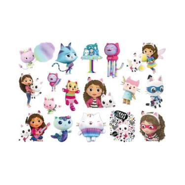 Imagem de Brindes De Festa Gabby Dollhouse Para Meninas, Pulseiras Adesivas, Cha