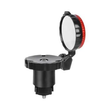 Imagem de Espelho Retrovisor Ajustável Para Bicicleta Com Luz De Advertência LED