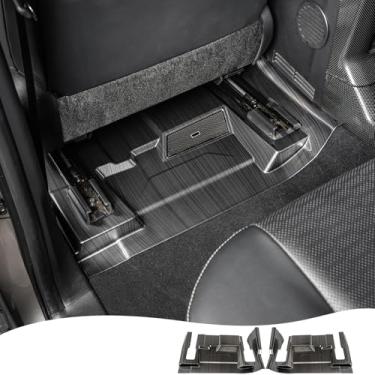 Imagem de SFWAYA Painéis de chute de assento para Toyota Land Cruiser 250, 1958 Prado LC250 2024-2025 Proteção lateral do console acessórios de tampa de ventilação de assento interior modificado (segunda