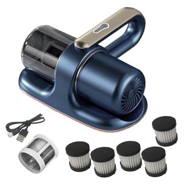 Imagem de Limpador de Colchão Portátil Cama Sem Fio com Sução Super 8Kpa 100W Limpa Eficazmente Folha Travesseiro Sofá Carregament