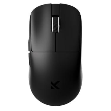 Imagem de MCHOSE Mouse para jogos sem fio L7 Ultra Plus, sensor PAW3950 42K, 500mAh, polling duplo 8K sem fio/com fio, peso ultraleve de 46 g, conexão RF/BT/com fio de 2,4 GHz - preto