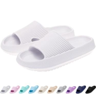 Imagem de Slides Rosyclo Cloud para crianças, travesseiro infantil branco