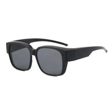 Imagem de HCHES Óculos de Sol Femininos Retro com Armação Grande para Lazer ao Ar Livre, Proteção UV400 (4)