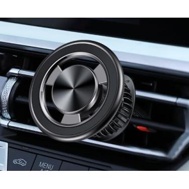 Imagem de Unifizz Acessórios de suporte de carro para painel mãos livres para iPhone serve para suporte magnético forte de telefone para todos os telefones e tablets