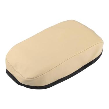 Imagem de A ABSOPRO Capa de apoio de braço para console central à prova d'água capas de painel protetor de acabamento para Nissan Sentra 2013-2019 tecido de neoprene marrom claro
