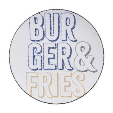 Imagem de Prato Raso Tramontina Texas 25cm Em Porcelana Decorada