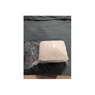 Imagem de LIANLAM Topper de colchão Twin XL – almofada de suporte extra firme, capa de colchão, espuma viscoelástica com infusão de gel para alívio de pressão de dor nas costas com bolso profundo de 15 a 45 cm