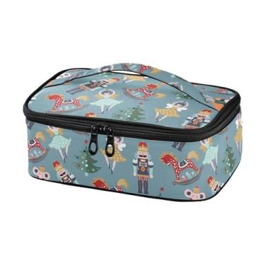 Imagem de Joisal Lancheira de Natal Quebra-Nozes Adulto Masculino Bolsa térmica portátil pequena, lancheira