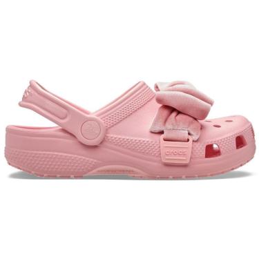 Imagem de Sandália Crocs Classic Bow Clog K Powder Pink-Unissex