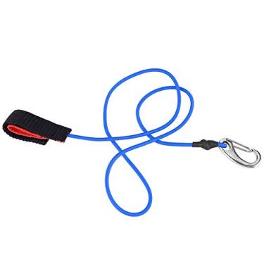 Imagem de Generic Trela ​​elástica para Remo, Durável, Nylon, Haste de Segurança, Com Mosquetão para Remar, Equipamento Multiuso para Caiaque, Pesca, Surf, Sup (#2)