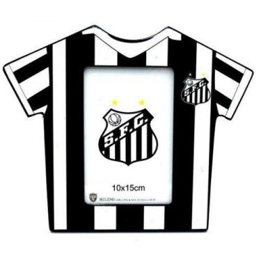 Imagem de Porta Retrato Camisa Futebol Foto 10x15 cm -  Santos - Mileno