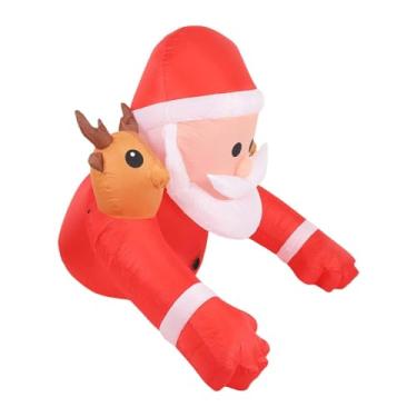 Imagem de Sclmgo Enfeite Inflável de Natal Papai Noel para Decoração Externa de