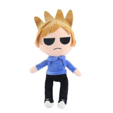 Imagem de Brinquedo de boneca de pelúcia Eddsworld Tom Blue 33 cm macio colecionável