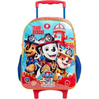 Imagem de Mochila Infantil com Rodinha Patrulha Canina Fire Rescue GR - Xeryus