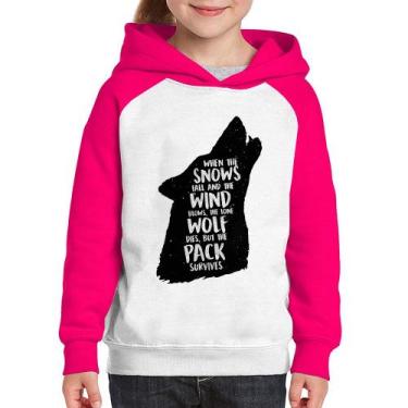 Imagem de Moletom Infantil When the snows fall and the white winds blow, the lon
