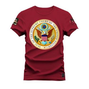 Imagem de Camiseta Algodão Premium T-Shirt The Supreme - Nexstar, P, Bordô
