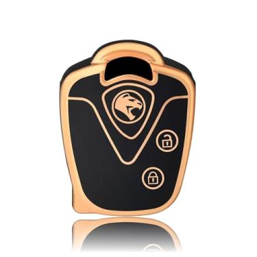 Imagem de Protetor de controle remoto de TPU com 2 botões compatível com Proton Wira 415/416/Persona, acessórios para chaves de carro