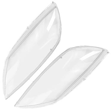 Imagem de Lente de vidro frontal do carro farol transparente abajur auto lâmpada escudo luzes habitação compatível com mazda RX-8 2001-2007 farol capa(A Pair)
