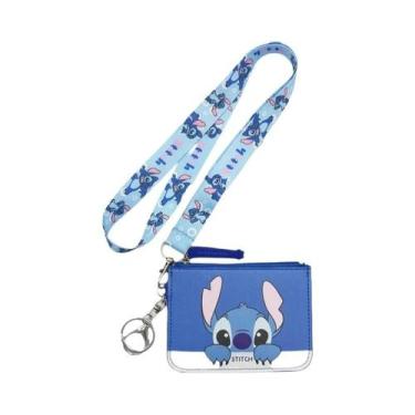 Imagem de Bolsa De Moeda Mini Em PU Com Estampa De Cartoon Stitch, Bolsa De Arma