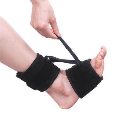 Imagem de Cinta ortopédica Foot Drop para fascite plantar preta 100g - Yousheng 