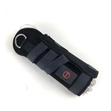 Imagem de 100 cm de comprimento, recarregável, LED, cauda de equitação, decoração luminosa, cavalo, cavalo, sela, cavalo, cavalo, cuidados com cavalos (azul)