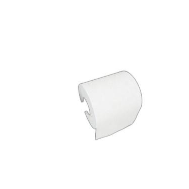 Imagem de Porta Papel Higiênico Luxo Preto Fosco Alumínio - 18,05cm