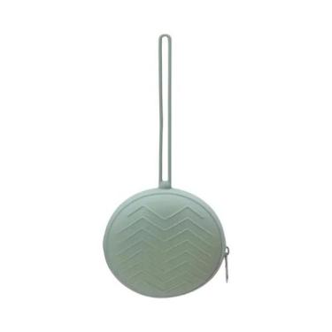 Imagem de Estojo Portátil De Silicone Para Chupeta Com Cordão E Zíper, Caixa De 