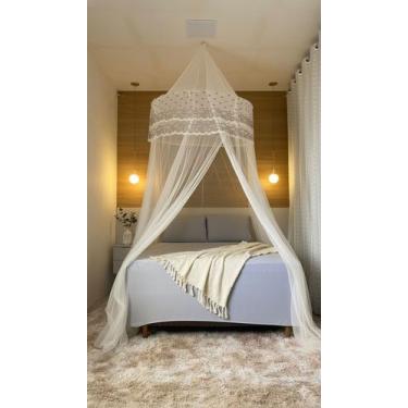 Imagem de Mosquiteiro Teto Casal Gigante Box queen Super King Com Abertura Lat 1