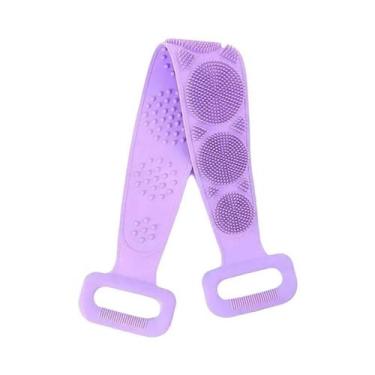 Imagem de Esponja De Silicone Para O Corpo, Massageador De Costas, Cinto De Banh