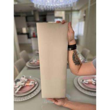 Imagem de Cabeceira Alta Modular Estofada 120x20cm até o Chão para Cama Box Solteiro Casal Queen King | Vários Tamanhos e Cores(Bege,QUEEN 8 PLACAS)