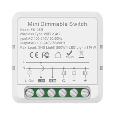 Imagem de Interruptor Inteligente WiFi Zigbee Tuya Para Luz, Cortina, Dimmer, Mó