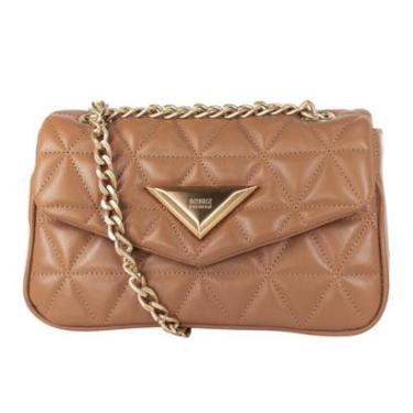 Imagem de Bolsa Feminina Média Schutz Crossbody 944 Matelassê Clássica Couro 500181092-Feminino