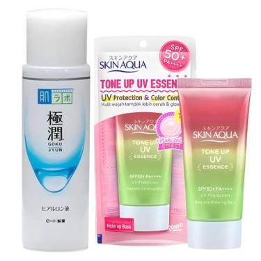 Imagem de Kit Tone Up Hapines Fps50 + Hada Labo Gokujyun Lotion