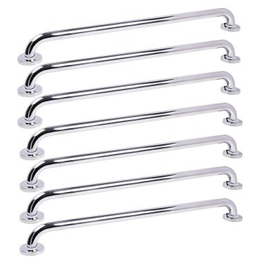 Imagem de Barra de Apoio Alca 80cm kit 7 Uni Acessibilidade Idoso Cadeirante Deficiente Box Banheiro Corrimao Seguranca Corredor