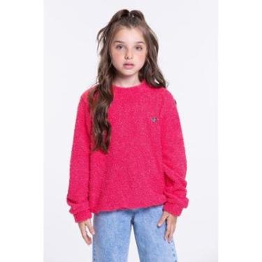 Imagem de Blusão Infantil Menina Pelinho Rosa-Unissex