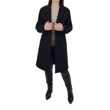 Imagem de Casaco Feminino Facinelli By Mooncity Longo Preto - 610234-Feminino