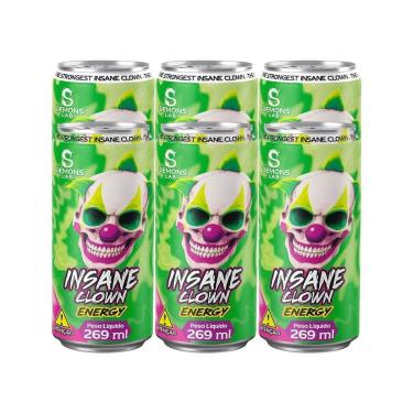 Imagem de Insane Clown Energy - 6 Unidades 269ml Frutas Vermelhas - Damons Lab-Masculino