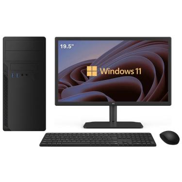 Imagem de Computador 3Green Intel I3 8100, 8GB Ddr4, SSD 512GB, Wifi, Monitor 19,5", Windows 11 Original NW3G-026