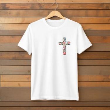 Imagem de Camisa Masculina Casual Moderna Algodão 30.1 Penteado Estampada Dia a 