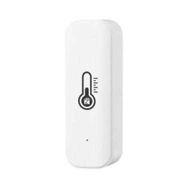 Imagem de Sensor De Temperatura E Umidade Para Casa Inteligente Tuya Zigbee WiFi