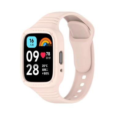 Imagem de Pulseira De Silicone Para Redmi Watch 3 Com Capa Protetora, Bracelete 