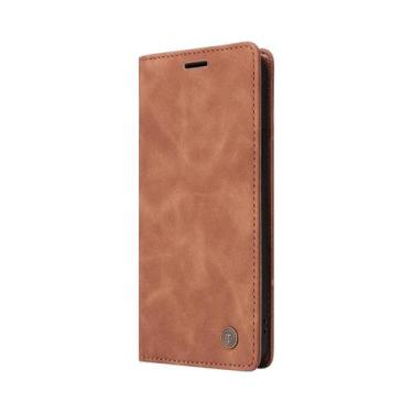 Imagem de Capa Carteira De Couro Ultrafina Para Xiaomi Mi 14T 13T Redmi Note 14 