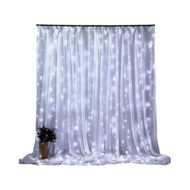Imagem de Guirlanda De Luzes De Fada USB 6x3M Com Controle Remoto Para Decoração