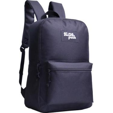 Imagem de Mochila Casual Escolar Kids Pack Básica Reforçada -, Preto