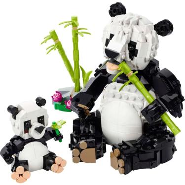 Imagem de Lego Creator 3 Em 1 - Animais Selvagens: Família Panda - 626 Peças - 31165